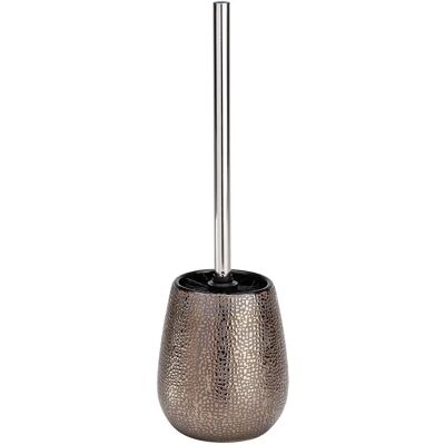 Wenko Marrakesh Toilet Brush Set - Ceramic, Brown, 12.5x41cm Wenko Marrakesh Toilet Brush Set - Ceramic, Brown, 12.5x41cm