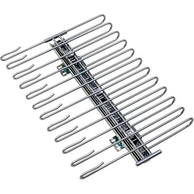 WENKO Hosenorganizer - Platzsparender Schubladen - Silber - Hosenaufbewahrung WENKO Hosenorganizer - Platzsparender Schubladen - Silber - Hosenaufbewahrung