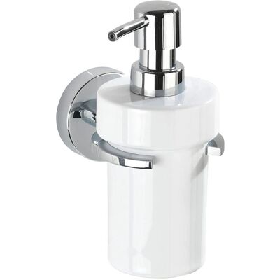 WENKO Capri Wall-Mounted Soap Dispenser - Bathroom Accessory WENKO Capri Wall-Mounted Soap Dispenser - Bathroom Accessory