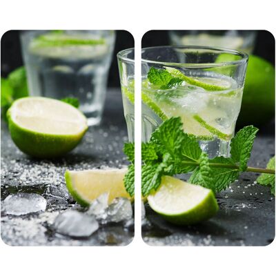 WENKO Mojito Tăvăluță de Bucătărie - Dreptunghiular din Plastic, Sticlă, TPE - Accesorii de Bucătărie WENKO Mojito Tăvăluță de Bucătărie - Dreptunghiular din Plastic, Sticlă, TPE - Accesorii de Bucătărie