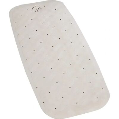 Wenko Bathtub Mat - 37x90 cm - Beige - Non-slip rubber surface Wenko Bathtub Mat - 37x90 cm - Beige - Non-slip rubber surface