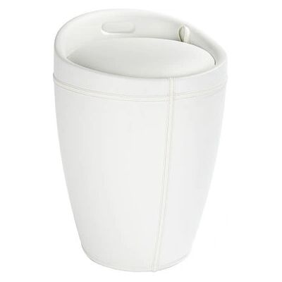 Coș de rufe și taburet WENKO alb - 20L, ABS și poliester Coș de rufe și taburet WENKO alb - 20L, ABS și poliester