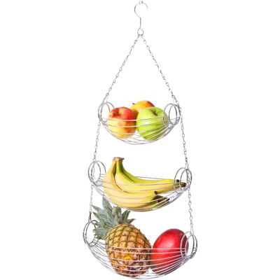 Wenko Triago Cesta Colgante de Cocina - Ahorro de Espacio Wenko Triago Cesta Colgante de Cocina - Ahorro de Espacio