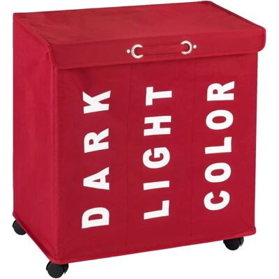 Wenko Trivo 116L Tvättkorg Röd Wenko Trivo 116L Tvättkorg Röd