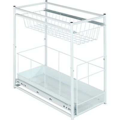 Organizzatore Cucina Wenko Wanja - Metallo, 2 Cassetti Organizzatore Cucina Wenko Wanja - Metallo, 2 Cassetti