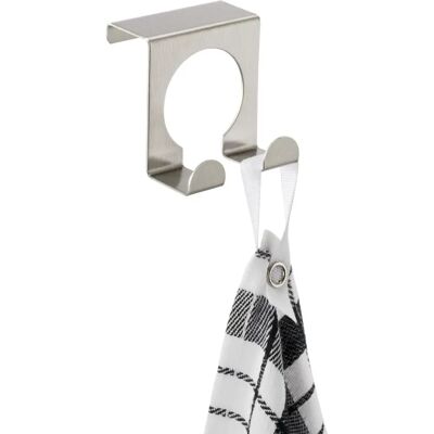 Gancio doppio in acciaio inox Wenko - Compatto e Durevole Gancio doppio in acciaio inox Wenko - Compatto e Durevole