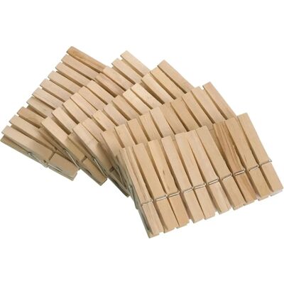 WENKO Set aus 50 FSC Holz-Wäscheklammern - Wäsche & Dekoration WENKO Set aus 50 FSC Holz-Wäscheklammern - Wäsche & Dekoration