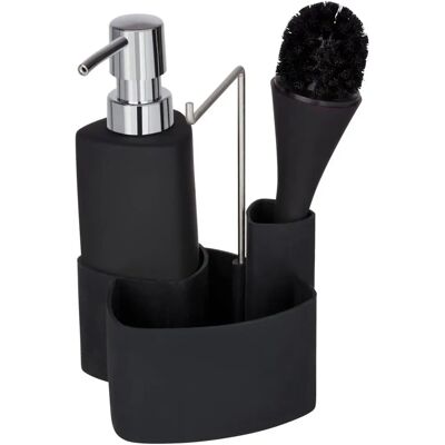 Wenko Empire 4-in-1 Küchenset - Keramikspender, Bürste, Tuchhalter Wenko Empire 4-in-1 Küchenset - Keramikspender, Bürste, Tuchhalter