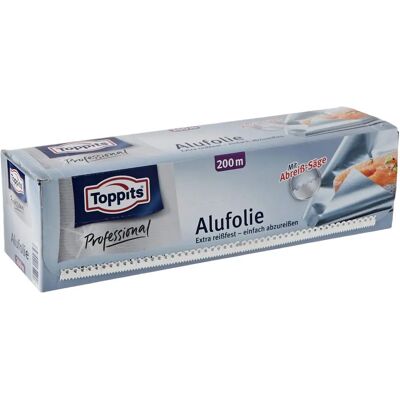 Carta stagnola Toppits - 200 m x 30 cm - Argento Carta stagnola Toppits - 200 m x 30 cm - Argento