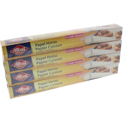 Albal - Baking Paper - 38 cm - 8 m - Baking Paper Albal - Baking Paper - 38 cm - 8 m - Baking Paper
