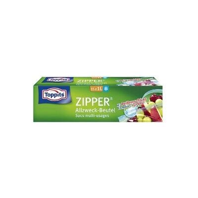 Toppits 209863 Sacs de Rangement - Réutilisables, 12 pcs - Publicité Toppits 209863 Sacs de Rangement - Réutilisables, 12 pcs - Publicité