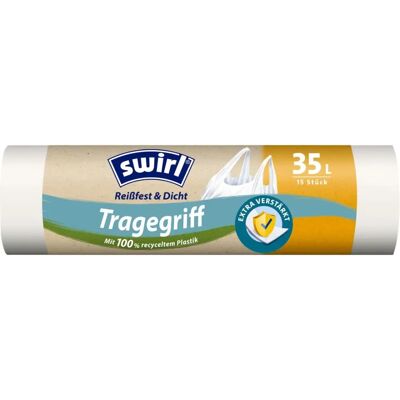 SWIRL 1928 - Heavy Duty Trash Bags - 35L Set of 15 SWIRL 1928 - Heavy Duty Trash Bags - 35L Set of 15