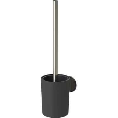 Tiger Tune Toilet Brush - Wall-mounted, Stainless Steel & Black - Toilet Brush Tiger Tune Toilet Brush - Wall-mounted, Stainless Steel & Black - Toilet Brush