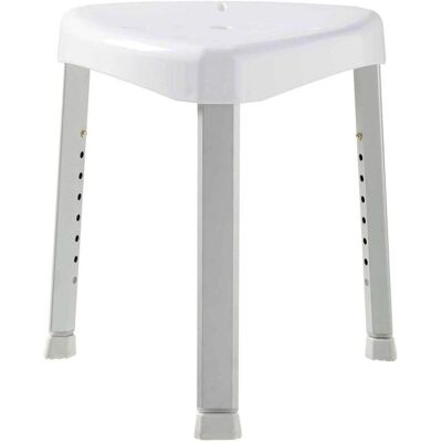 Taburete de Ducha Libra de Tiger - Ajustable, Apoyo Blanco Taburete de Ducha Libra de Tiger - Ajustable, Apoyo Blanco