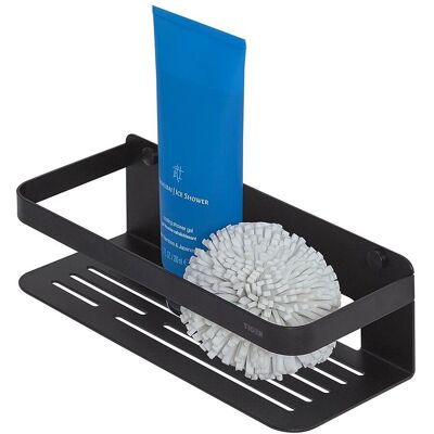 Panier de douche en acier inoxydable Tiger Caddy - Noir - Petit, Rectangulaire Panier de douche en acier inoxydable Tiger Caddy - Noir - Petit, Rectangulaire