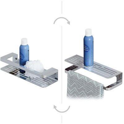Tiger Chrome Bathroom Caddy - 35cm Stainless Steel Storage Organizer Tiger Chrome Bathroom Caddy - 35cm Stainless Steel Storage Organizer