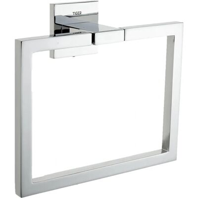 Tiger - Roestvrijstalen chromen handdoekring - Badkamer accessoire Tiger - Roestvrijstalen chromen handdoekring - Badkamer accessoire