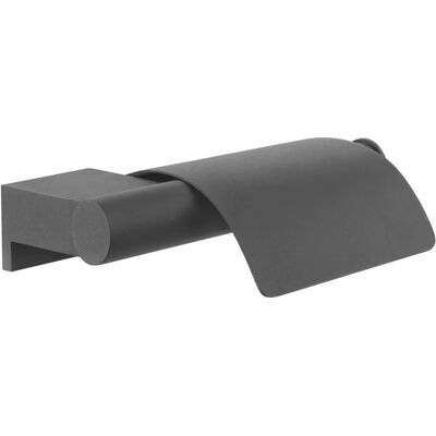 Suporte de papel higiênico VidaXL Tiger - Aço inoxidável preto fosco Suporte de papel higiênico VidaXL Tiger - Aço inoxidável preto fosco