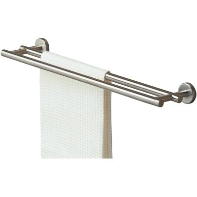 Portant towels double Tiger Boston - Acier inoxydable, 58.1x5x13 cm Portant towels double Tiger Boston - Acier inoxydable, 58.1x5x13 cm