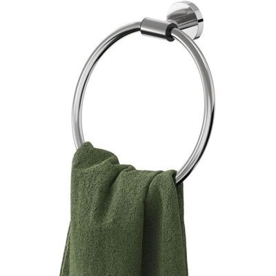 Anneau à serviette Tiger Boston - Accessoire de salle de bain en acier inoxydable Anneau à serviette Tiger Boston - Accessoire de salle de bain en acier inoxydable