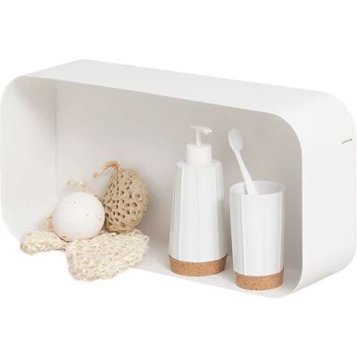 Étagère murale Brix de Sealskin - Rangement polyvalent pour salle de bain et maison Étagère murale Brix de Sealskin - Rangement polyvalent pour salle de bain et maison