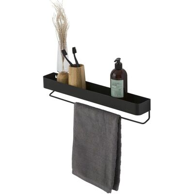 Étagère Murale Sealskin Brix avec Porte-Serviettes - Organisateur Salle de Bain & Cuisine Étagère Murale Sealskin Brix avec Porte-Serviettes - Organisateur Salle de Bain & Cuisine