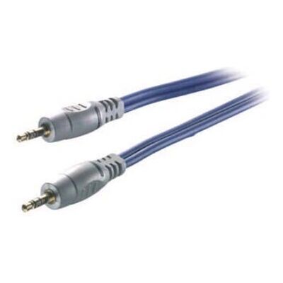 Vivanco 12339 SI33-1101 Audiokabel - 1,5m Blauw Vivanco 12339 SI33-1101 Audiokabel - 1,5m Blauw