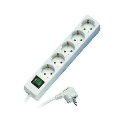 Vivanco EBLS3 W Verlängerung - 5 Steckdosen, Kindersicherung, 3m Kabel Vivanco EBLS3 W Verlängerung - 5 Steckdosen, Kindersicherung, 3m Kabel