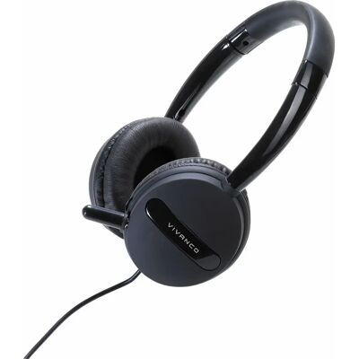 Vivanco - IT-HS USB DL Headset - Schwarz - USB Type-A Vivanco - IT-HS USB DL Headset - Schwarz - USB Type-A