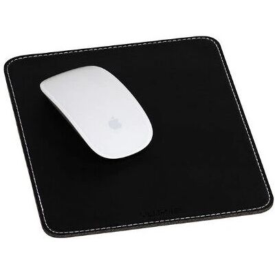 Vivanco 36655 Schwarze Leder-Mausmatte - Mauspad Vivanco 36655 Schwarze Leder-Mausmatte - Mauspad