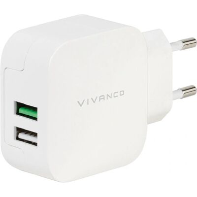 Vivanco 37563 Universell Weiß AC Innenraum - Ladegerät Vivanco 37563 Universell Weiß AC Innenraum - Ladegerät