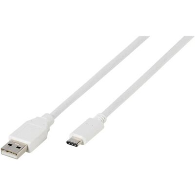 Vivanco USB-Kabel - 1,2 m Weiß - USB-C auf USB-A Vivanco USB-Kabel - 1,2 m Weiß - USB-C auf USB-A