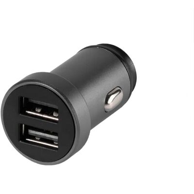 Vivanco Schwarzer Auto-Adapter - Dual USB Schnellladung Vivanco Schwarzer Auto-Adapter - Dual USB Schnellladung