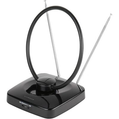 Vivanco TVA 3040 Inneneantenne - DVB-T2, DAB+, FM, Schwarz Vivanco TVA 3040 Inneneantenne - DVB-T2, DAB+, FM, Schwarz