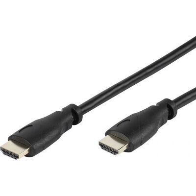 Câble HDMI Vivanco 42949 - 5m, Ethernet, 4K, Noir - Publicité Câble HDMI Vivanco 42949 - 5m, Ethernet, 4K, Noir - Publicité