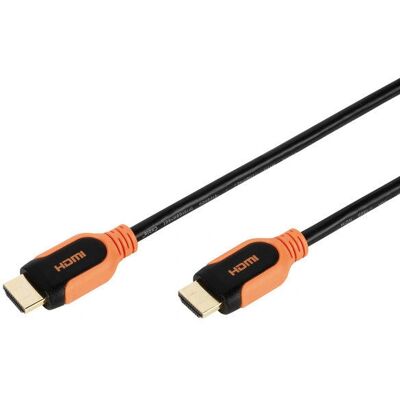 Cavo HDMI Vivanco PRO 14HDHD 20 PBIT - 2m - Nero, Arancione Cavo HDMI Vivanco PRO 14HDHD 20 PBIT - 2m - Nero, Arancione