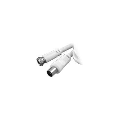 Vivanco FS30-N Koaxialkabel - 3m, Vit Vivanco FS30-N Koaxialkabel - 3m, Vit
