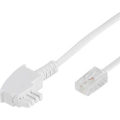 Vivanco 45051 Telefonkabel - 3m Weiß - Telefonzubehör Vivanco 45051 Telefonkabel - 3m Weiß - Telefonzubehör