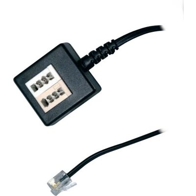 Vivanco 45067 Telefonkabel & Adapter - TAE-N/F, RJ11, Schwarz Vivanco 45067 Telefonkabel & Adapter - TAE-N/F, RJ11, Schwarz