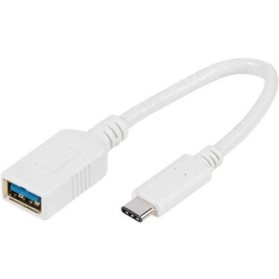 Vivanco USB 3.0 USB-C til USB-A Hvid - USB Kabel Vivanco USB 3.0 USB-C til USB-A Hvid - USB Kabel