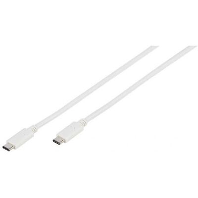 Vivanco USB Kabel - 1m USB 3.2 Gen 2 Wit Vivanco USB Kabel - 1m USB 3.2 Gen 2 Wit