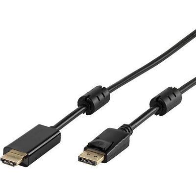 Vivanco DisplayPort - HDMI 1,5 m Musta - HDMI Kaapeli Vivanco DisplayPort - HDMI 1,5 m Musta - HDMI Kaapeli