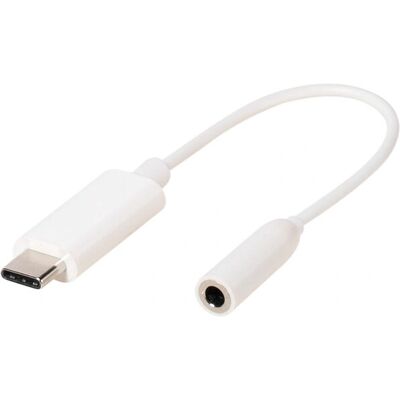 Vivanco Vivanco CC UC A 1 Audiokabel - USB-C auf 3,5 mm, Weiß Vivanco Vivanco CC UC A 1 Audiokabel - USB-C auf 3,5 mm, Weiß