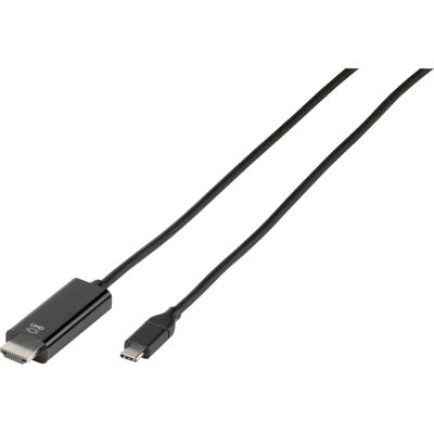 Adaptador USB Type C a HDMI Vivanco - 4K Negro Adaptador USB Type C a HDMI Vivanco - 4K Negro