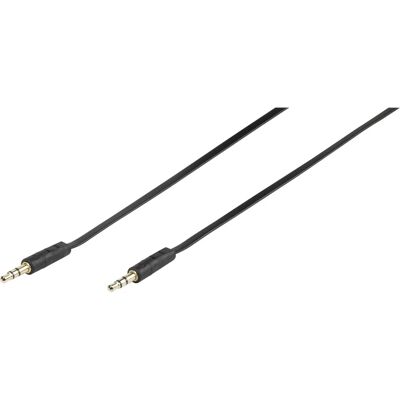 Cavo audio Vivanco 46/10 09FG - 0,9m nero Cavo audio Vivanco 46/10 09FG - 0,9m nero