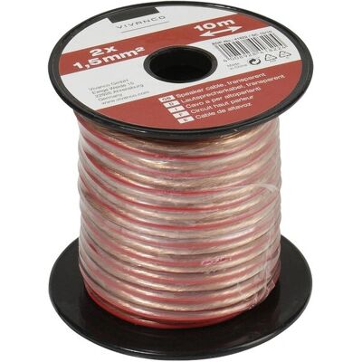 Vivanco 46822 Kupfer Audio Kabel 10m - Lautsprecherleitung Vivanco 46822 Kupfer Audio Kabel 10m - Lautsprecherleitung