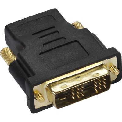 Vivanco HDMI-zu-DVI-Adapter - Schwarz Vivanco HDMI-zu-DVI-Adapter - Schwarz