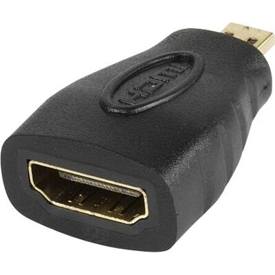 Vivanco HDMI Adapter - HDMI A auf D Micro - Schwarz Vivanco HDMI Adapter - HDMI A auf D Micro - Schwarz