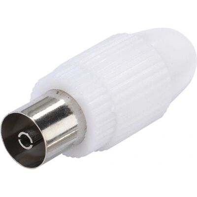 Vivanco - 48001 - F-Type - Bianco - Connettore coassiale Vivanco - 48001 - F-Type - Bianco - Connettore coassiale