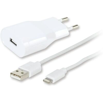 Vivanco Smartphone-Ladegerät - 1,2m Lightning - Weiß - Smartphone und Tablet Ladegerät Vivanco Smartphone-Ladegerät - 1,2m Lightning - Weiß - Smartphone und Tablet Ladegerät
